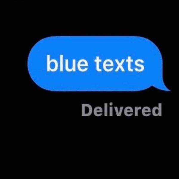 blue texts